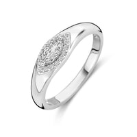 vDam Ring Zirkonia Zilver Gerhodineerd 1339826