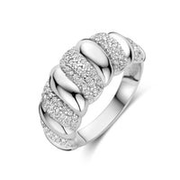 vDam Ring Zirkonia Zilver Gerhodineerd 1339933