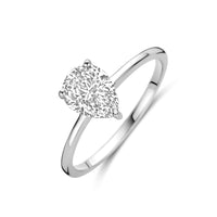 vDam Ring Zirkonia Zilver Gerhodineerd 1339969