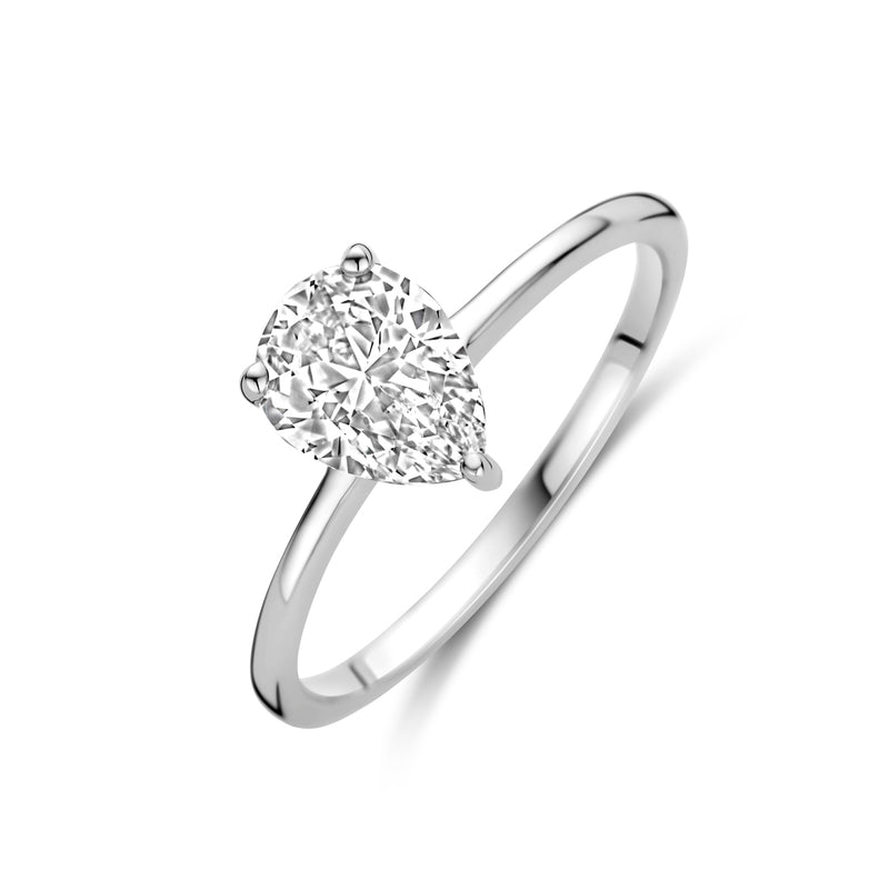 vDam Ring Zirkonia Zilver Gerhodineerd 1339969