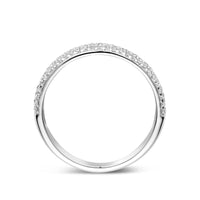 vDam Ring Zirkonia Zilver Gerhodineerd 1339976 Maat 16½