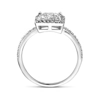 vDam Ring Zirkonia Zilver Gerhodineerd 1340721 Maat 18½