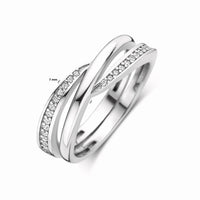 vDam Ring Zirkonia Zilver Gerhodineerd 1340787 Maat 19