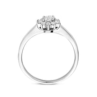 vDam Ring Zirkonia Zilver Gerhodineerd 1340851 Maat 17¾