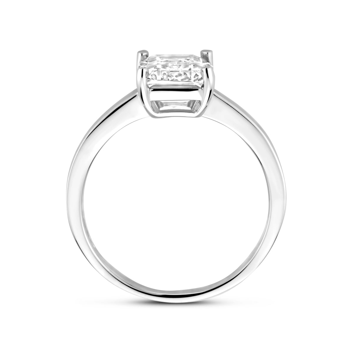 vDam Ring Zirkonia Zilver Gerhodineerd 1340921 Maat 16½