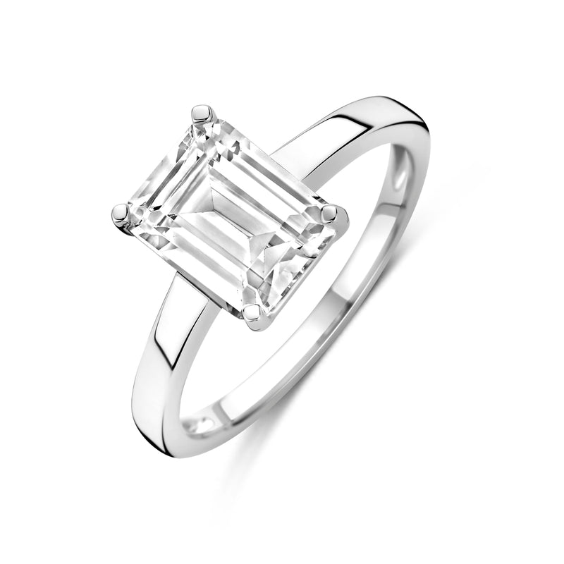 vDam Ring Zirkonia Zilver Gerhodineerd 1340923