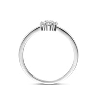 vDam Ring Zirkonia Zilver Gerhodineerd 1341252 Maat 16½