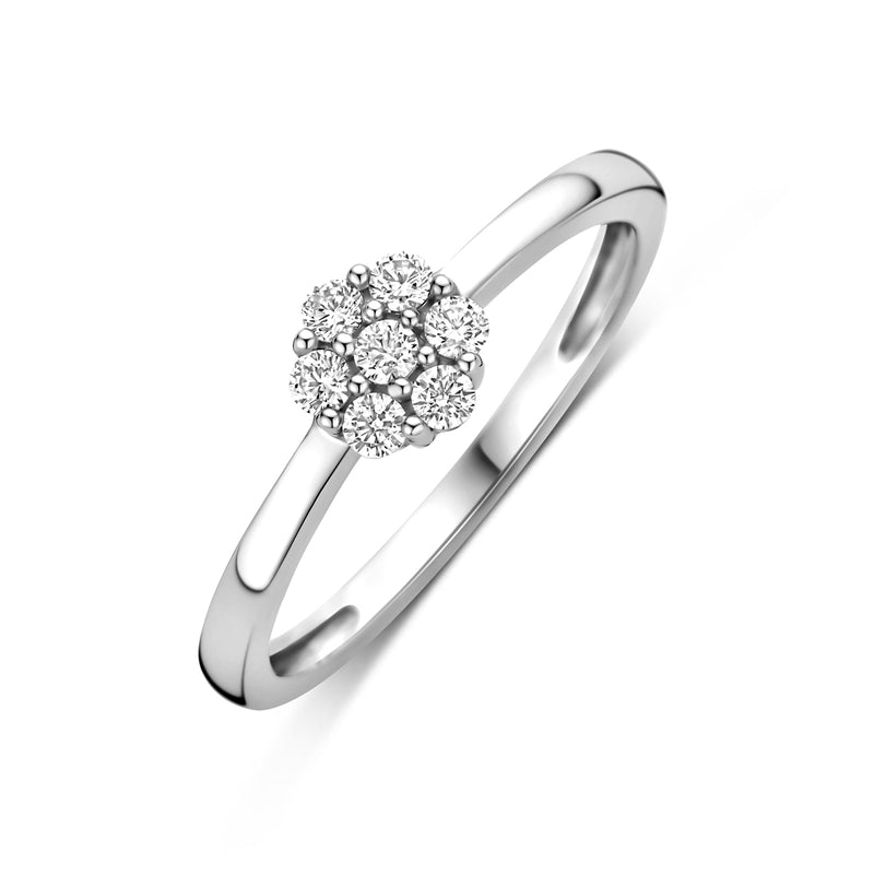 vDam Ring Zirkonia Zilver Gerhodineerd 1341255