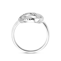 vDam Ring Zirkonia Zilver Gerhodineerd 1341329 Maat 17¾