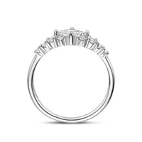 vDam Ring Zirkonia Zilver Gerhodineerd 1341340 Maat 18½