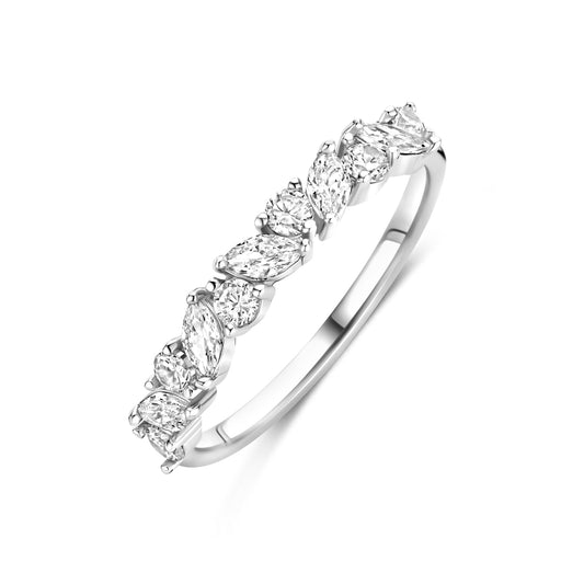 vDam Ring Zirkonia Zilver Gerhodineerd 1341346