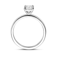 vDam Ring Zirkonia Zilver Gerhodineerd 1341382 Maat 17¼