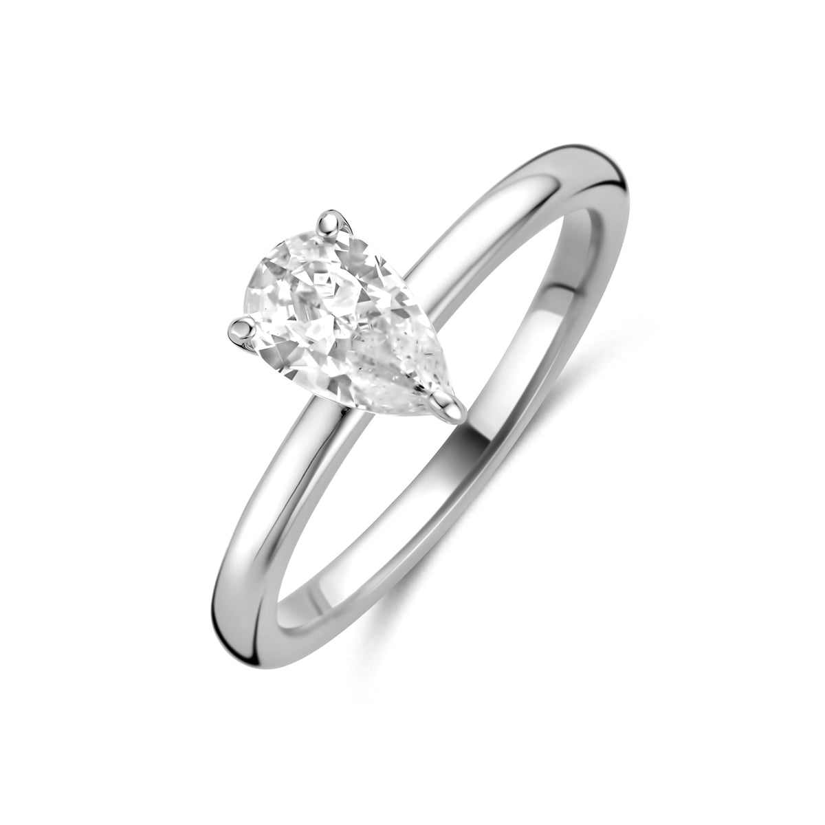 vDam Ring Zirkonia Zilver Gerhodineerd 1341385