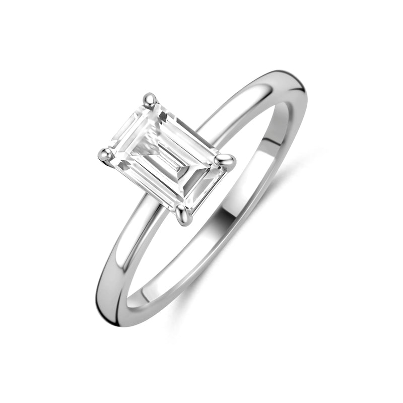 vDam Ring Zirkonia Zilver Gerhodineerd 1341390