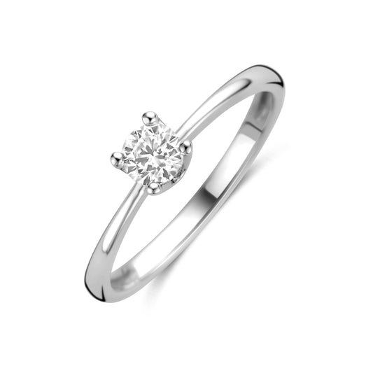 vDam Ring Zirkonia Zilver Gerhodineerd 1341499