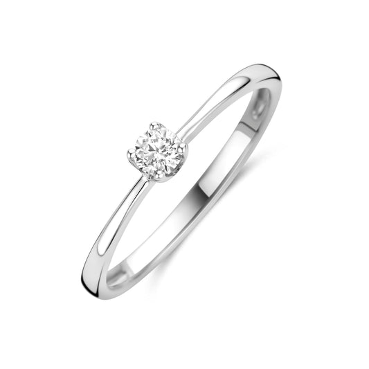 vDam Ring Zirkonia Zilver Gerhodineerd 1341506