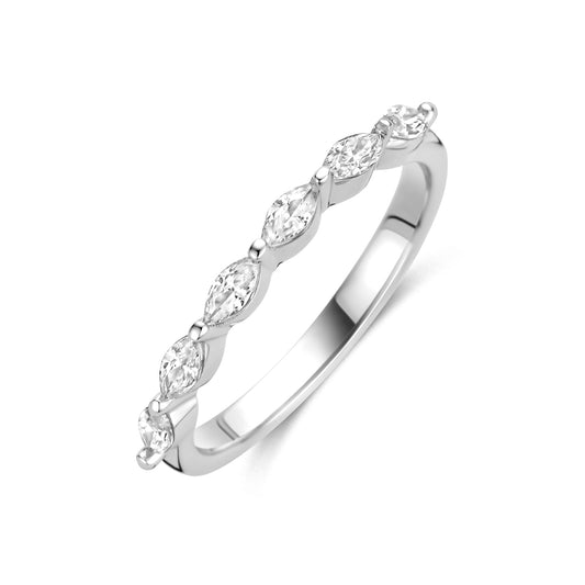 vDam Ring Zirkonia Zilver Gerhodineerd 1341514