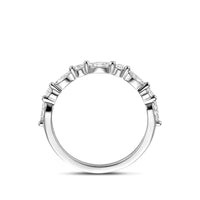 vDam Ring Zirkonia Zilver Gerhodineerd 1341517 Maat 16