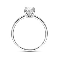 vDam Ring Zirkonia Zilver Gerhodineerd 1341543 Maat 19