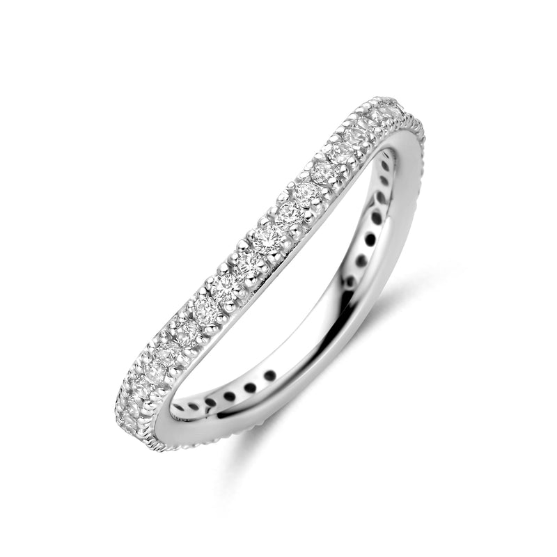 vDam Ring Zirkonia Zilver Gerhodineerd 1341669