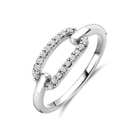 vDam Ring Zirkonia Zilver Gerhodineerd 1341688