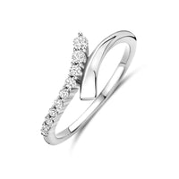 vDam Ring Zirkonia Zilver Gerhodineerd 1341831