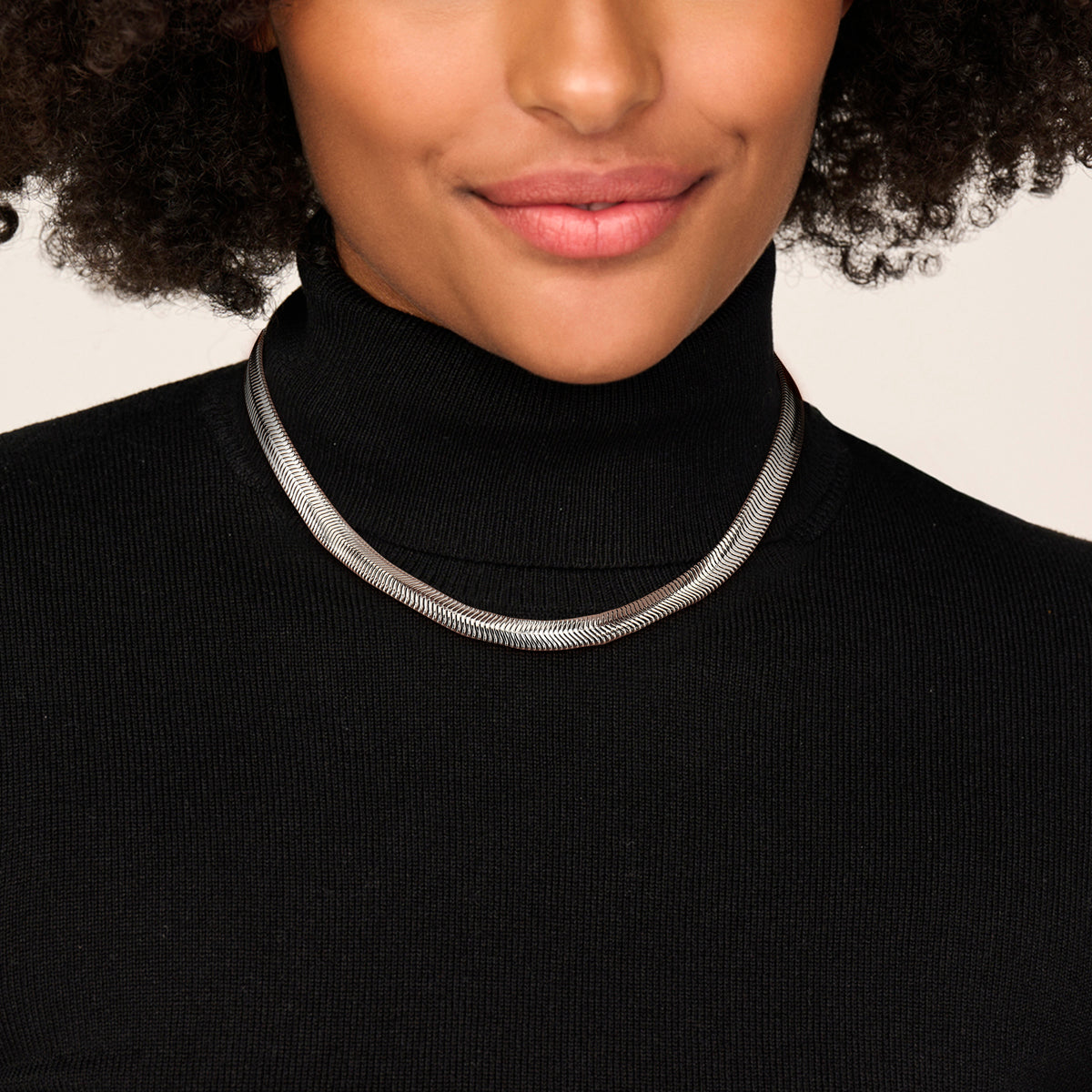 vDam Slang Bol 10 Mm Zilver Gerhodineerd 1340550  43cm