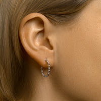 vDam Stekeroorringen Bolletje Zilver Gerhodineerd 1333195