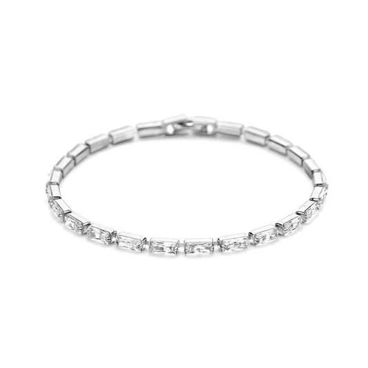 vDam Tennisarmband 2,5 Mm Zirkonia Zilver Gerhodineerd 1336604