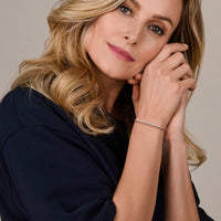 vDam Tennisarmband Zirkonia 2,5 Mm 16cm + 3 Cm Zilver Gerhodineerd 1337811  16cm