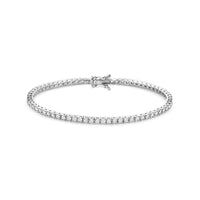 vDam Tennisarmband Zirkonia 2,5 Mm Zilver Gerhodineerd 1341153