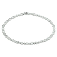 vDam Tennisarmband Zirkonia 3,0 Mm 18 Cm Zilver Gerhodineerd 1332622