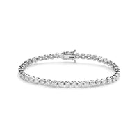 vDam Tennisarmband Zirkonia 4 Mm Zilver Gerhodineerd 1341165