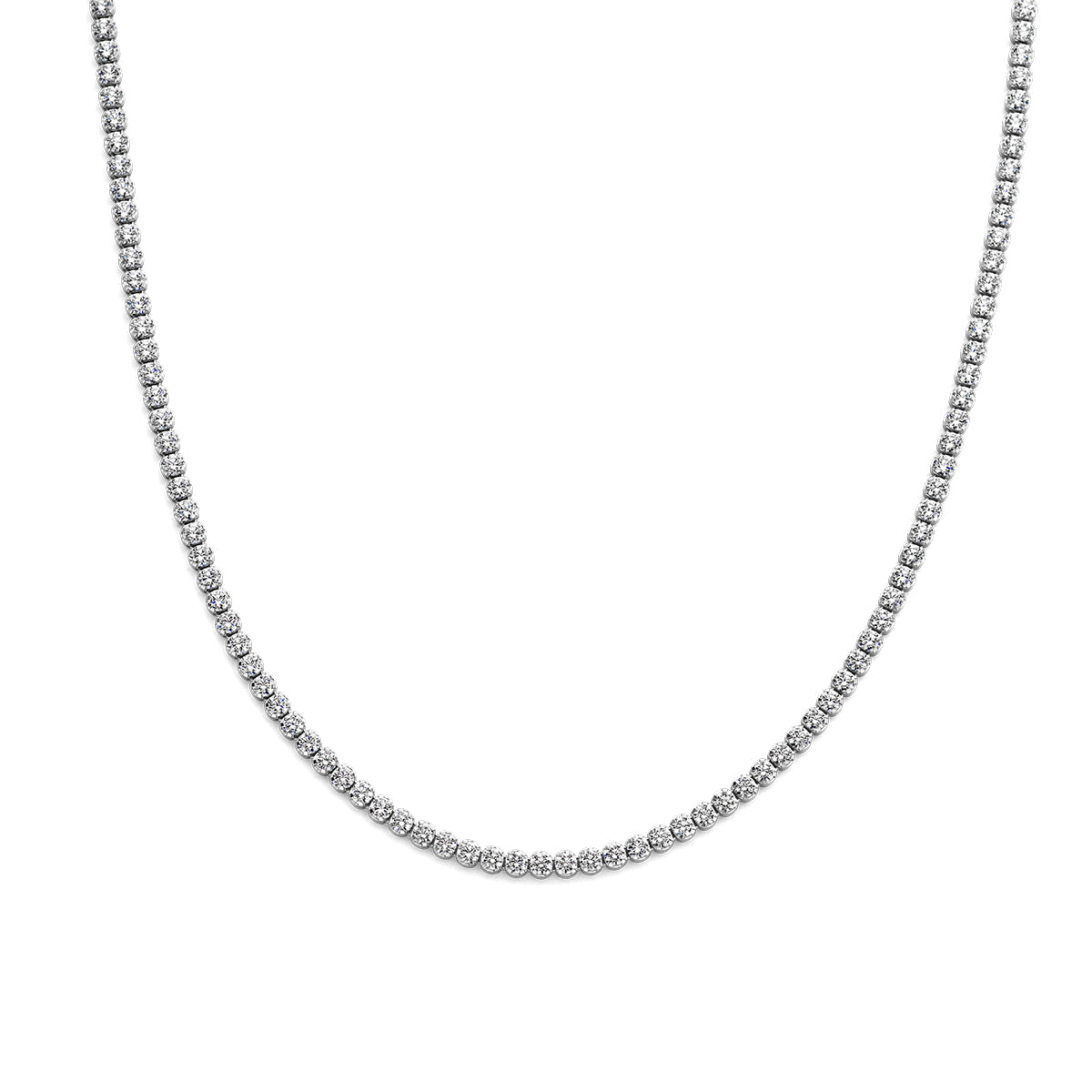 vDam Tenniscollier Zirkonia 2,5 Mm Zilver Gerhodineerd 1337810