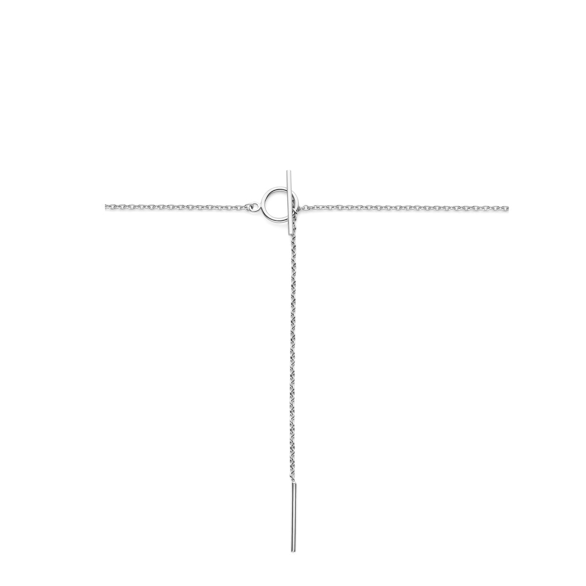 vDam Y-collier Kapittelslot 39cm Cm Zilver Gerhodineerd 1340540  39cm