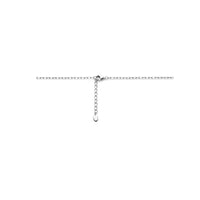 vDam Y-collier Parel 45cm + 3 Cm Zilver Gerhodineerd 1339000  45cm