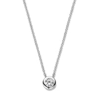 vDam Zilveren Collier Zirkonia 1321248