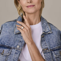 vDam Zilveren Gerhodineerde Graveerring 1340763