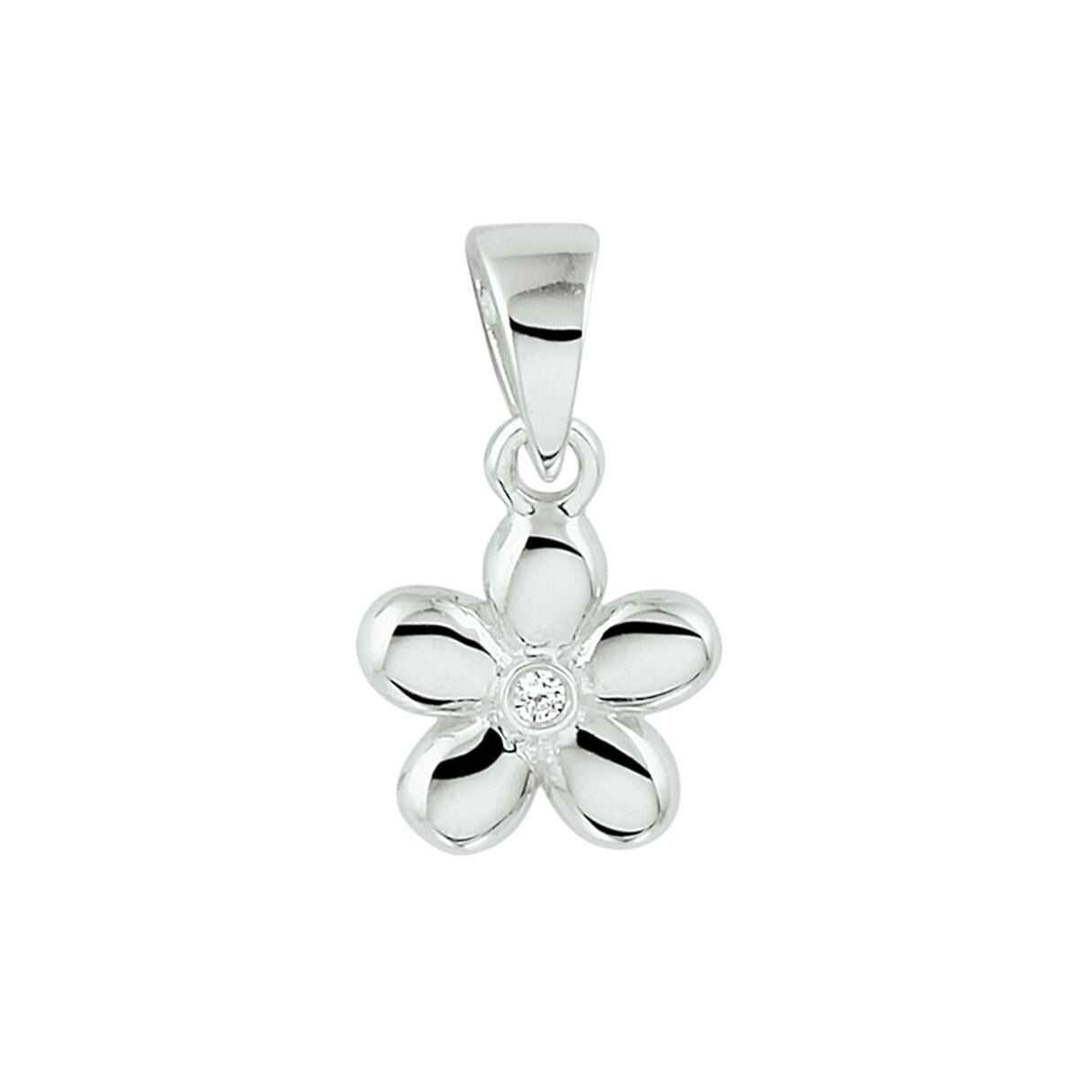 vDam Zilveren Hanger Bloem 1329202 - Juwelier van Dam