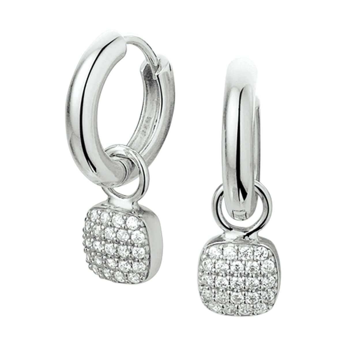 vDam Zilveren Klapoorringen 1326045 - Juwelier van Dam