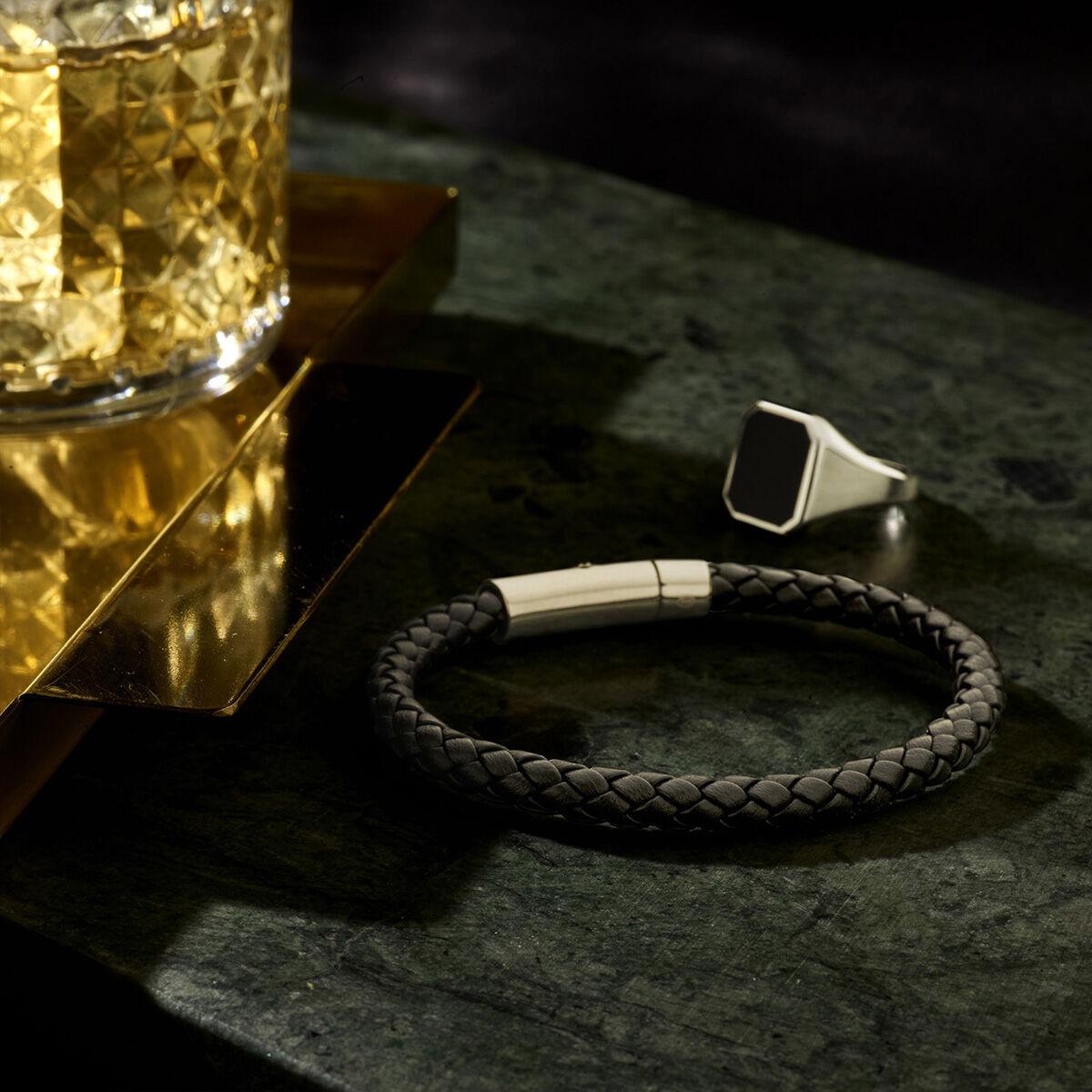 vDam Zilveren Zegelring Massief Onyx 1014620