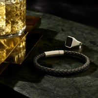 vDam Zilveren Zegelring Massief Onyx 1014620