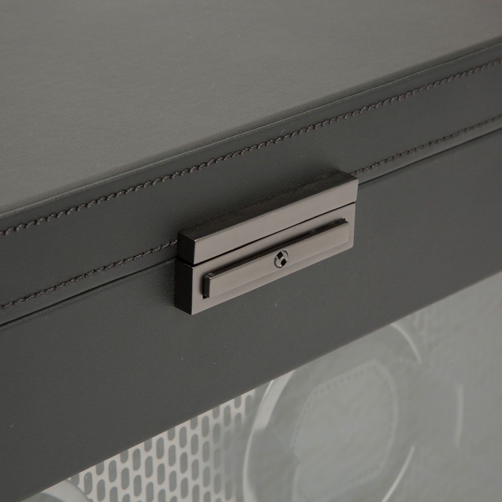 WOLF Axis Dubbele Horloge Opwinder met Oplsag 469303 - Juwelier van Dam