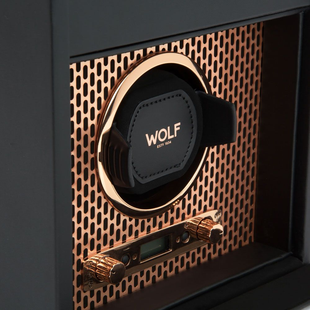 WOLF Axis Horloge Opwinder met Opslag 469216 - Juwelier van Dam