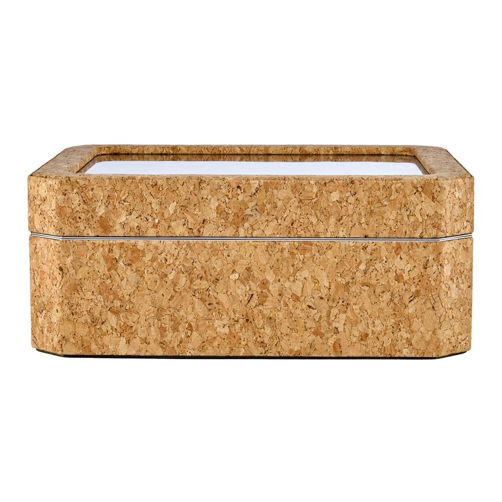 WOLF Cortica Kurk 8x Horloge Opbergdoos 668561 - Juwelier van Dam