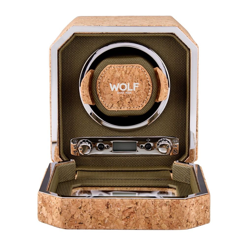 WOLF Cortica Kurk Horloge Opwinder 668162 - Juwelier van Dam
