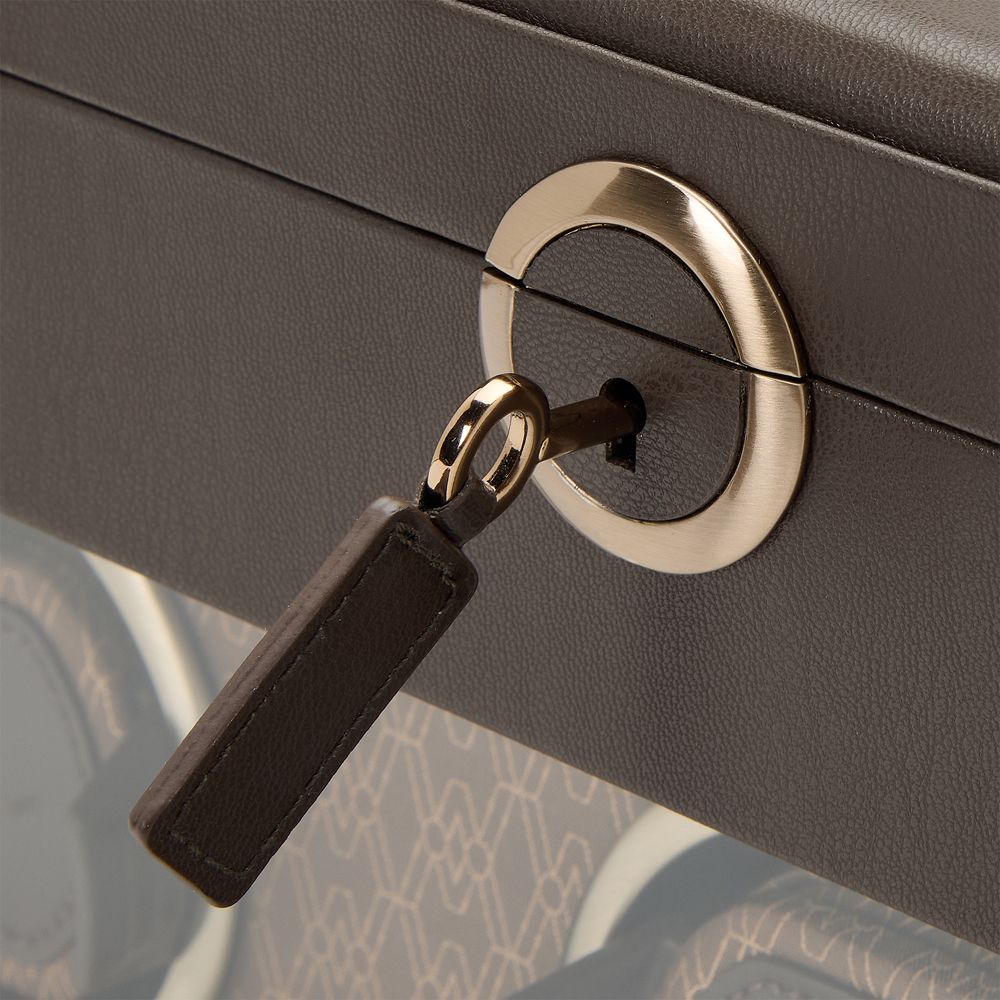 WOLF Earth Driedubbele Horloge Opwinder met Opslag 190506 - Juwelier van Dam