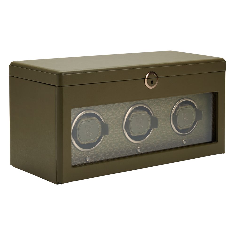 WOLF Earth Driedubbele Horloge Opwinder met Opslag 190541 - Juwelier van Dam