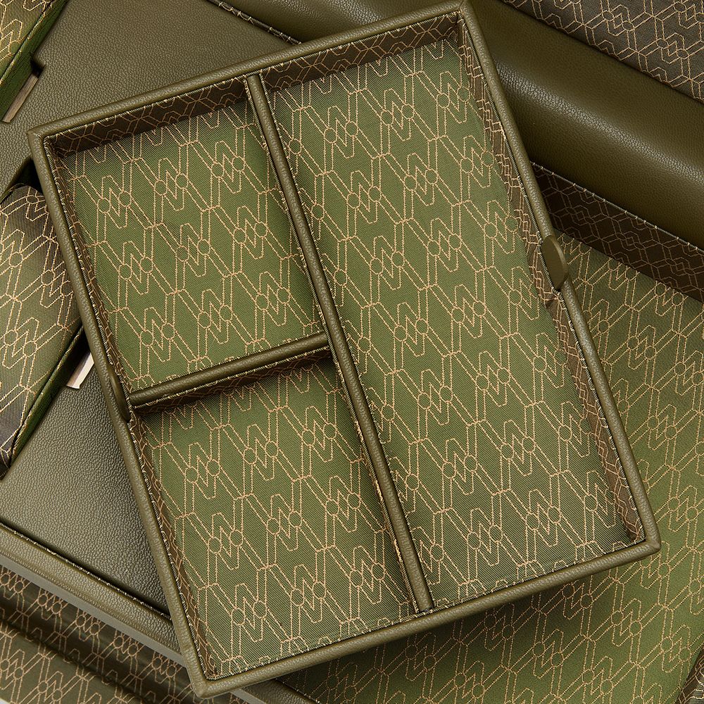 WOLF Earth Dubbele Horloge Opwinder met Opslag 190441 - Juwelier van Dam