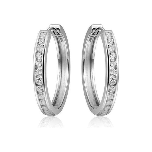 Zilveren oorsieraden met zirconia KCB4/30